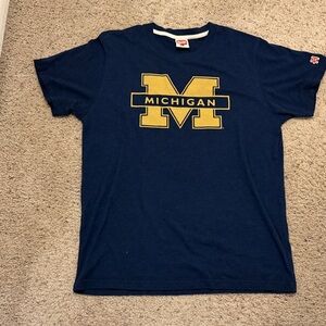 HOMAGE Navy and Gold Michigan Tee
